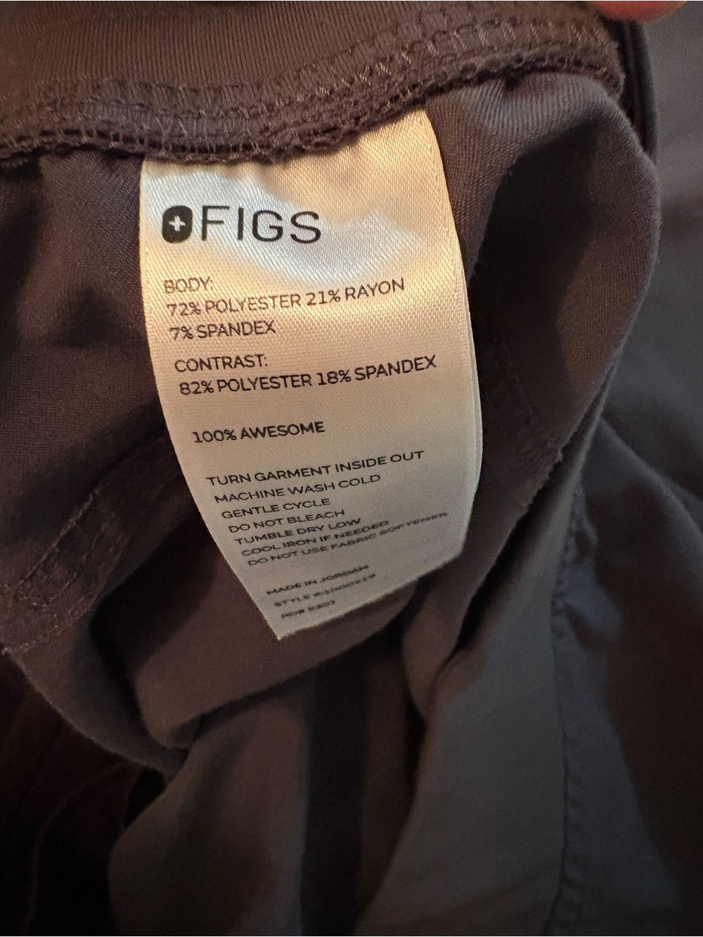 FIGS 3XL/2XL Scrubs Set - Charcoal Grey - EUC - Picture 3 of 8